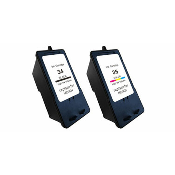 Набор картриджей №34-35 увеличенные для Lexmark