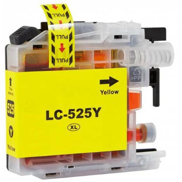 Картридж LC525XLY Brother LC-535XL желтый увеличенный ресурс совместимый