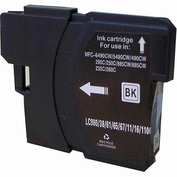 Картридж LC-980BK/ LC-1100BK Brother черный совместимый